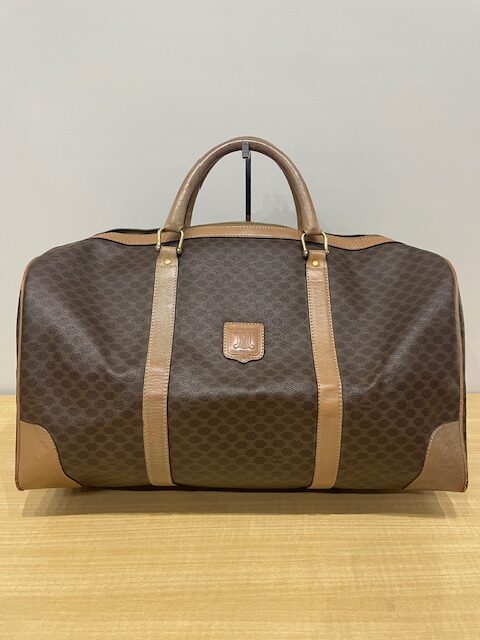 写真：CELINE　セリーヌ　マカダム柄　ボストンバッグ