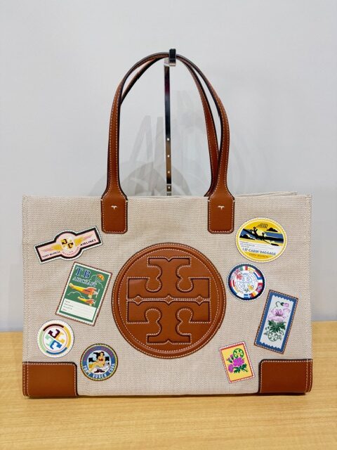 写真：Tory Burch　トリーバーチ　パッチワーク　トートバッグ