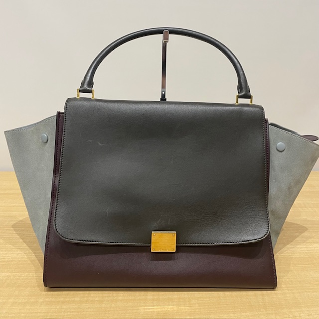 写真：セリーヌ　トラペーズ　ハンドバッグ