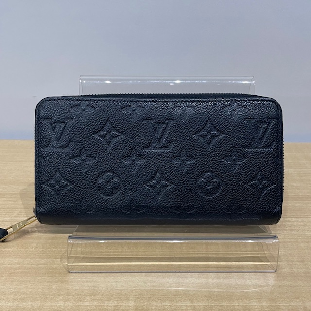 写真：Louis Vuitton　ルイヴィトン　アンプラント　ノワール　ジッピー・ウォレット